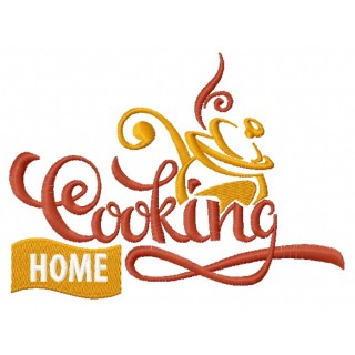 Home cooking embroidery design - Embroidery Design