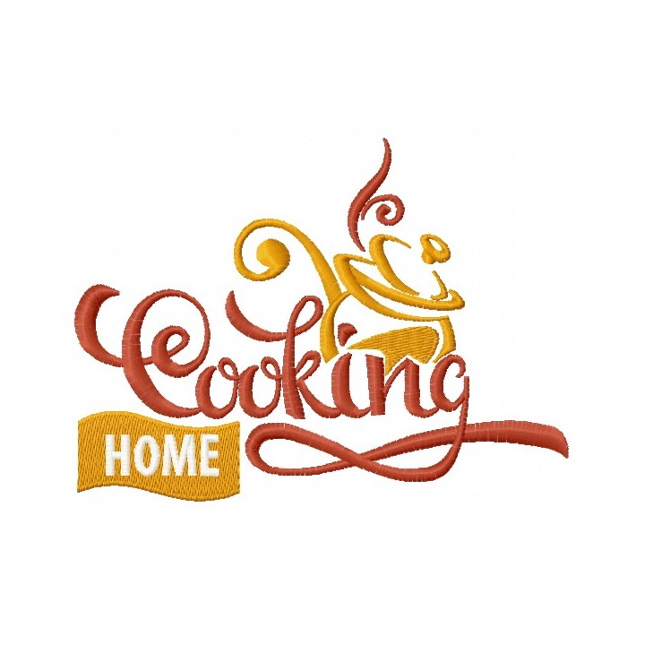 Home cooking embroidery design - Embroidery Design