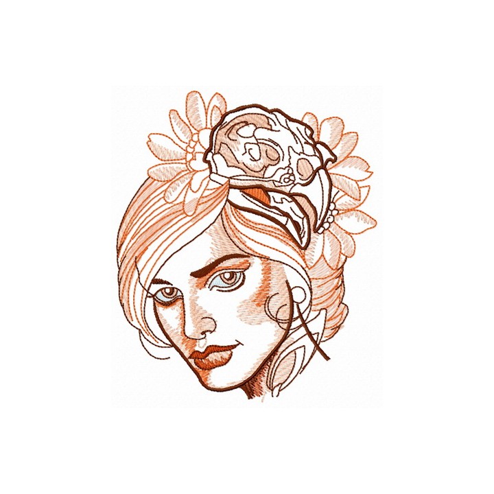 Strict look embroidery design - Embroidery Design