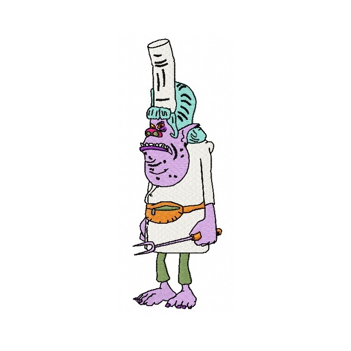 Chef embroidery design - Embroidery Design