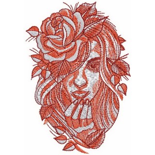 Wild stranger embroidery design - Embroidery Design