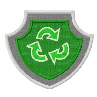 Paw Patrol shield  embroidery design - Embroidery Design