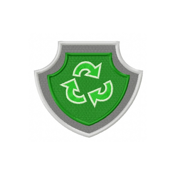 Paw Patrol shield  embroidery design - Embroidery Design