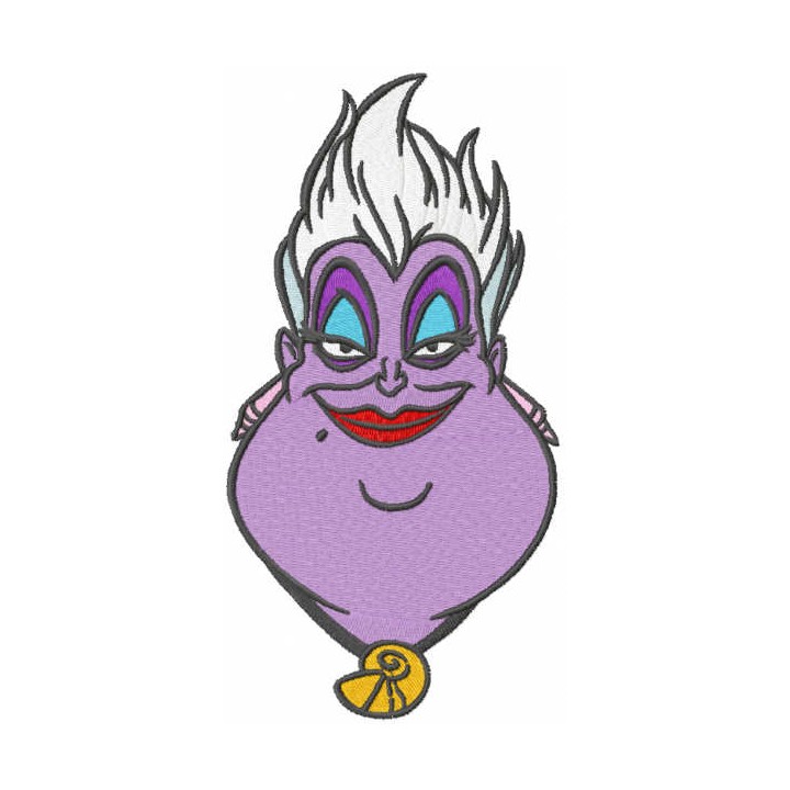 Ursula magic time embroidery design - Embroidery Design