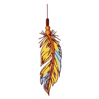 Feather 40 embroidery design - Embroidery Design