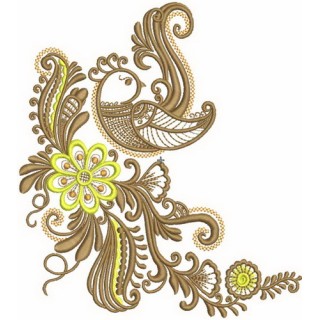 Phoenix Firebird embroidery design - Embroidery Design