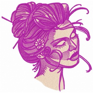 Hot midday 3 embroidery design - Embroidery Design