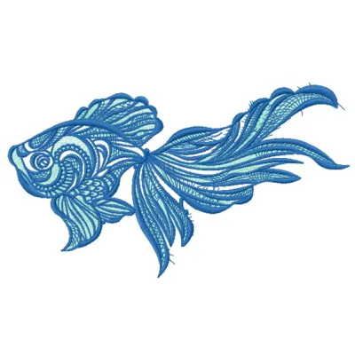 Mosaic fish 7 embroidery design showcasing a colorful sea life motif, ideal for stitching on garments and accessories.