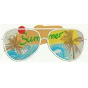 Sunglasses embroidery design featuring stylish shades, perfect for summer-themed projects like t-shirts and tote bags.