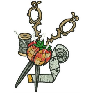 Tailor's helpers embroidery design - Embroidery Design