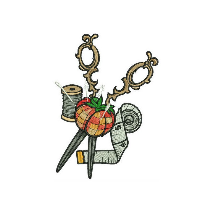 Tailor's helpers embroidery design - Embroidery Design