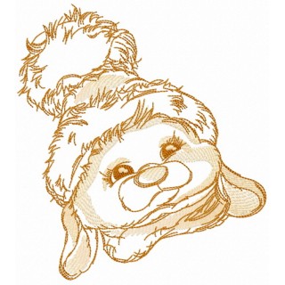 Lop-eared bunny 2 embroidery design - Embroidery Design