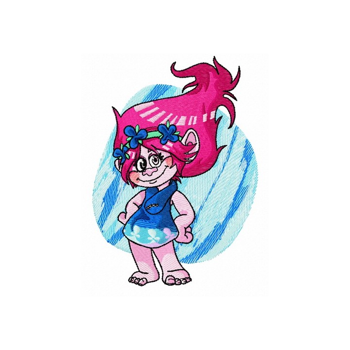 Princess Poppy 9 embroidery design - Embroidery Design