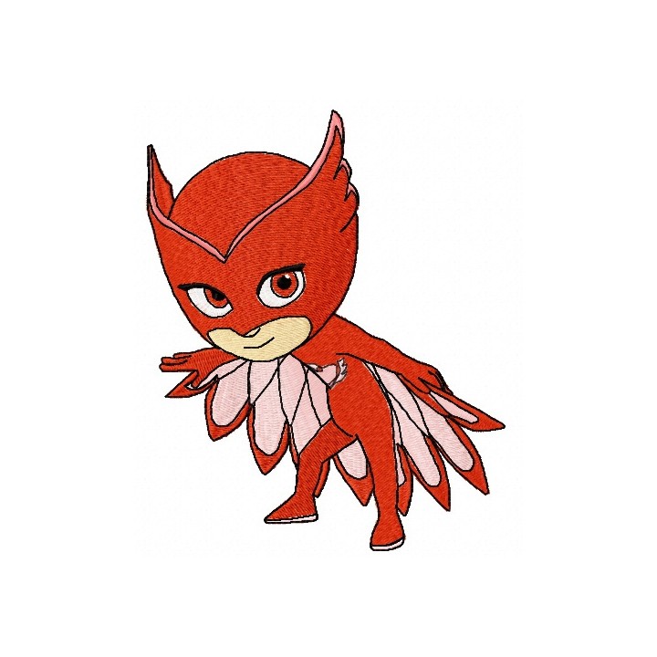 Owlette embroidery design - Embroidery Design