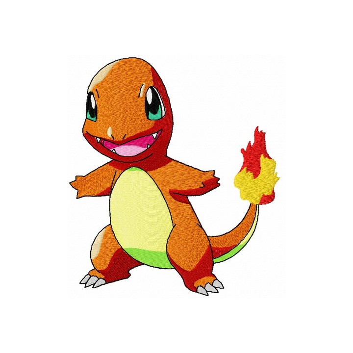 Charmander embroidery design - Embroidery Design