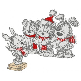 Christmas songs 2 embroidery design - Embroidery Design