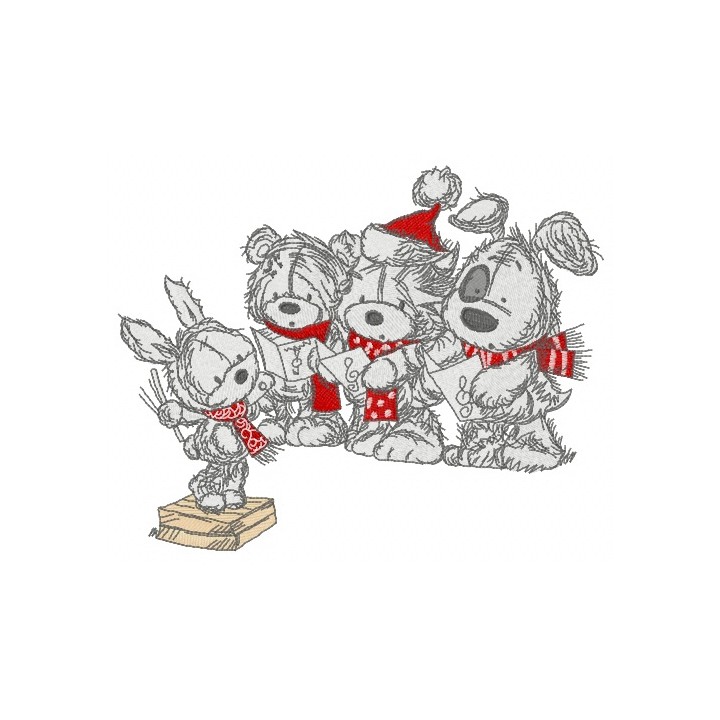 Christmas songs 2 embroidery design - Embroidery Design