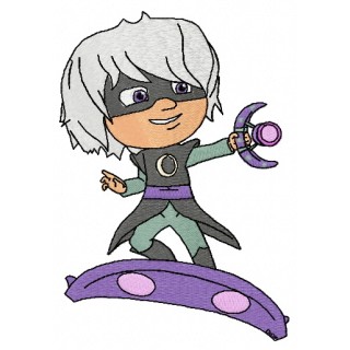 Luna Girl embroidery design - Embroidery Design