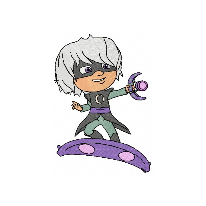 Luna Girl embroidery design - Embroidery Design