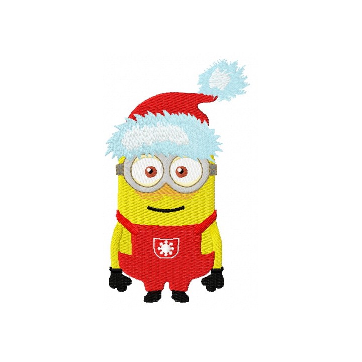 Christmas Minion 3 embroidery design - Embroidery Design