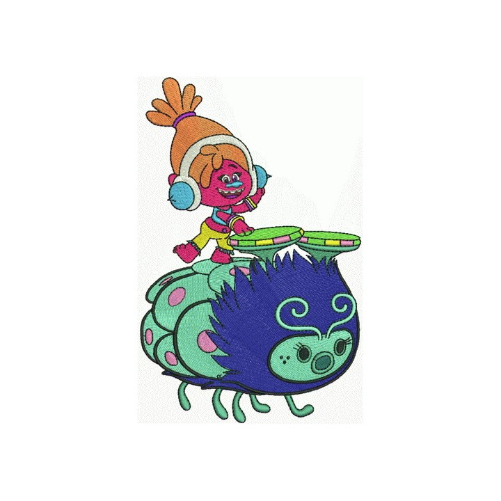 DJ Suki embroidery design - Embroidery Design