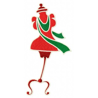 Mannequin 3 embroidery design - Embroidery Design