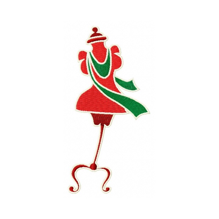 Mannequin 3 embroidery design - Embroidery Design