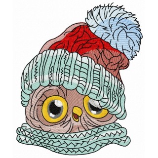 Baby owl 2 embroidery design - Embroidery Design