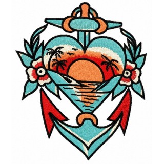 Anchor 7 embroidery design - Embroidery Design