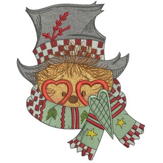 Hedgehog with stylish top hat 2 embroidery design - Embroidery Design