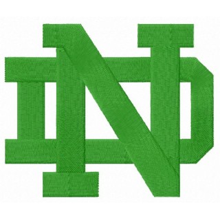 Notre Dame Fighting Irish alternative logo embroidery design - Embroidery Design