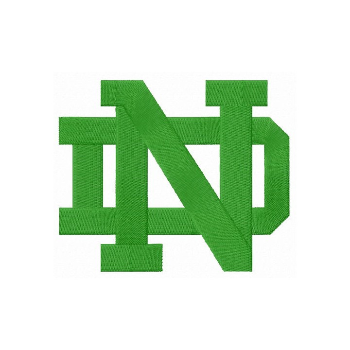 Notre Dame Fighting Irish alternative logo embroidery design - Embroidery Design
