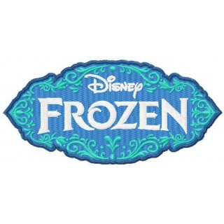 Frozen logo embroidery design - Embroidery Design