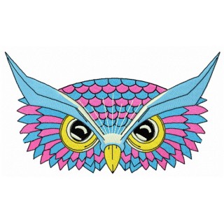 Wise owl 6 embroidery design - Embroidery Design