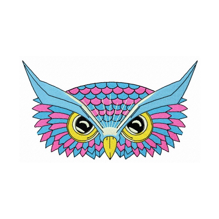 Wise owl 6 embroidery design - Embroidery Design