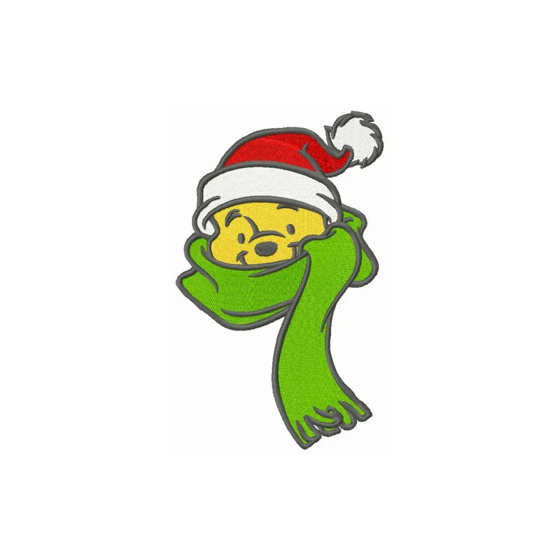 Preview of the My Cozy Scarf embroidery design featuring festive patterns ideal for holiday projects.