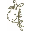 Preview of a horse contour embroidery design, ideal for stitching on toys and creative projects.