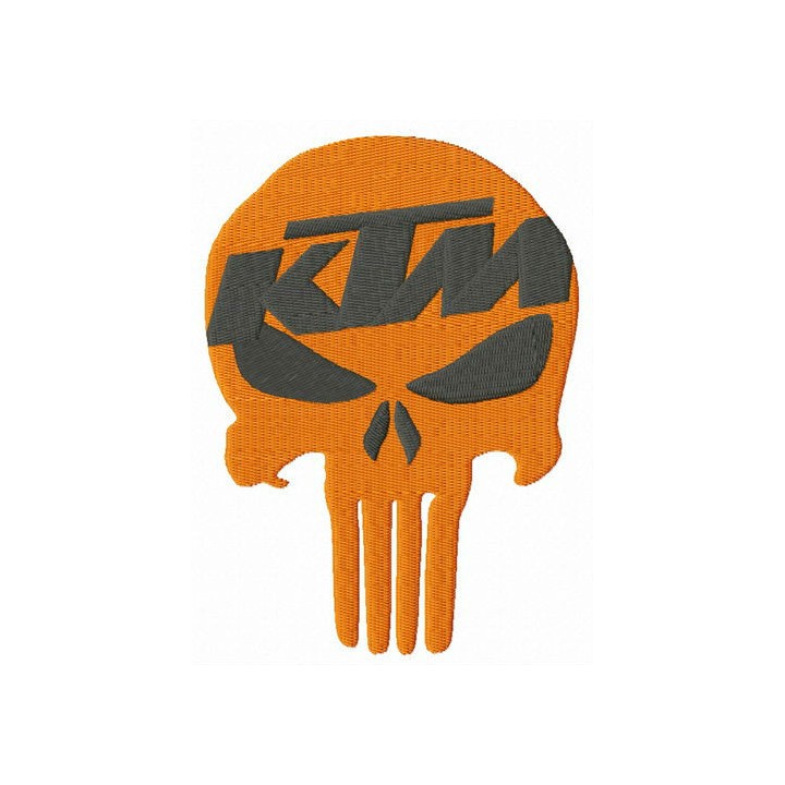 KTM Punisher embroidery design - Embroidery Design