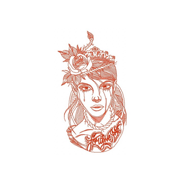 Forgive me 4 embroidery design - Embroidery Design