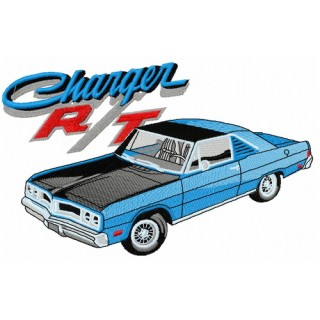 Dodge Charger R/T car embroidery design - Embroidery Design