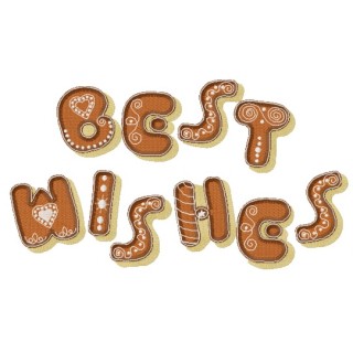 Best wishes embroidery design - Embroidery Design