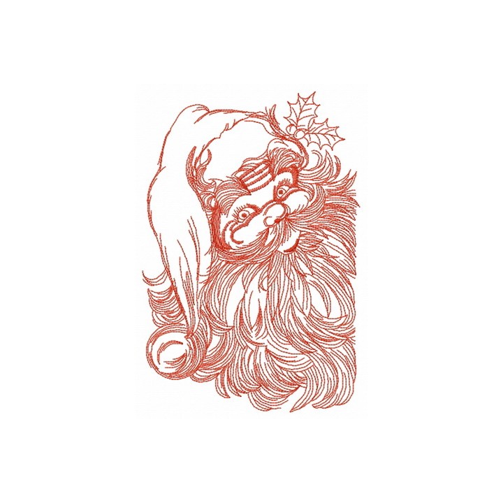 Santa Claus 3 embroidery design - Embroidery Design