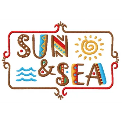 Preview of an intricate embroidery design from the Legends of South Pacific collection, showcasing vibrant patterns.