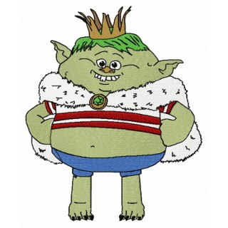 Prince Gristle embroidery design - Embroidery Design