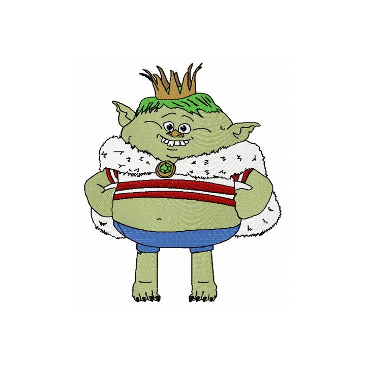 Prince Gristle embroidery design - Embroidery Design