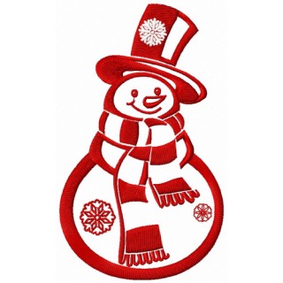 Snowball Happy New Year 2 embroidery design - Embroidery Design