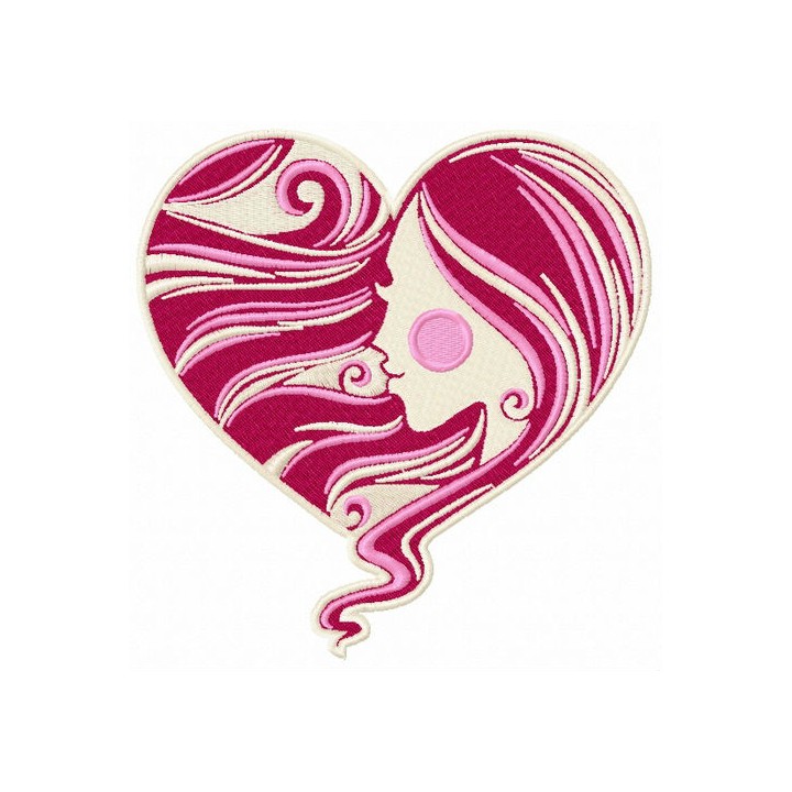 You are in my heart embroidery design - Embroidery Design