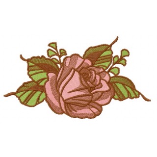 Tender rose embroidery design - Embroidery Design