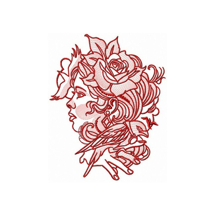 Heavy thoughts embroidery design - Embroidery Design