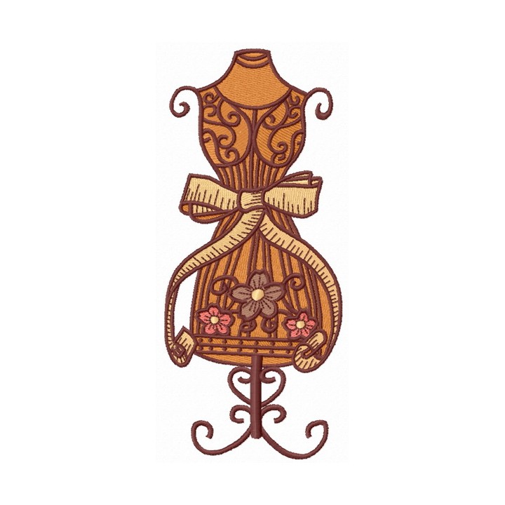 Mannequin 4 embroidery design - Embroidery Design